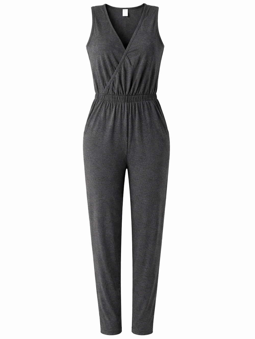 Old Navy Active Breathe ON Sleeveless Dark Grey Athletic Comfy Jumpsuit Size S